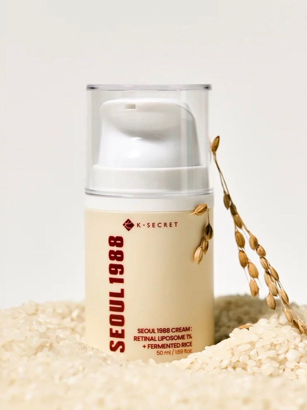 K-Secret Seoul 1988 Cream: Retinal 1% + Arroz fermentado