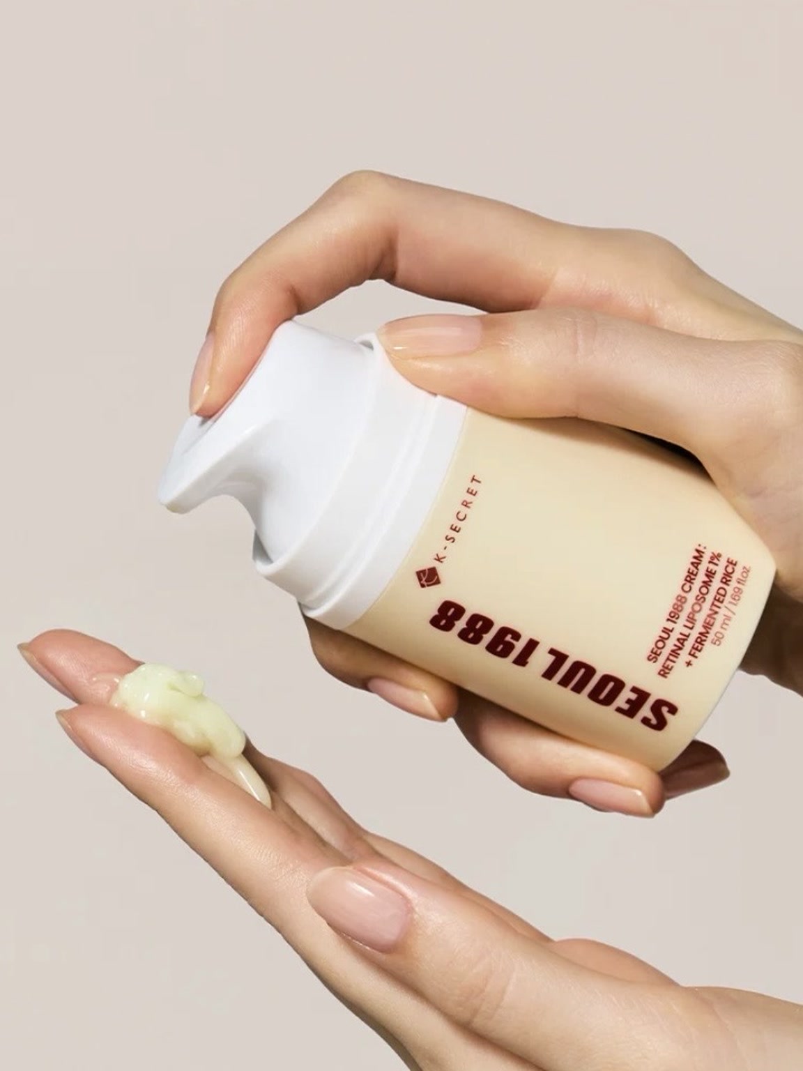 K-Secret Seoul 1988 Cream: Retinal 1% + Arroz fermentado