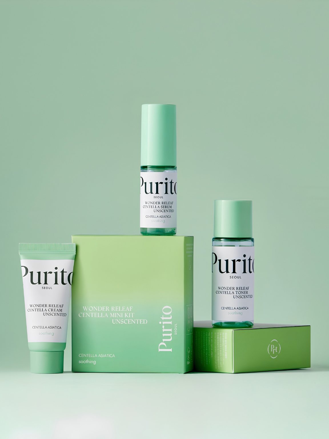 PURITO Wonder Releaf Centella Mini Kit Unscented