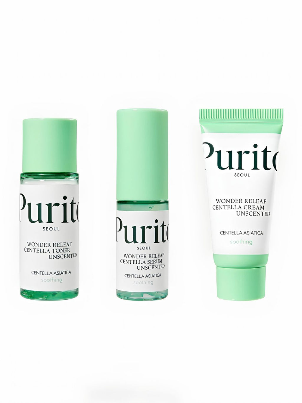 PURITO Wonder Releaf Centella Mini Kit Unscented