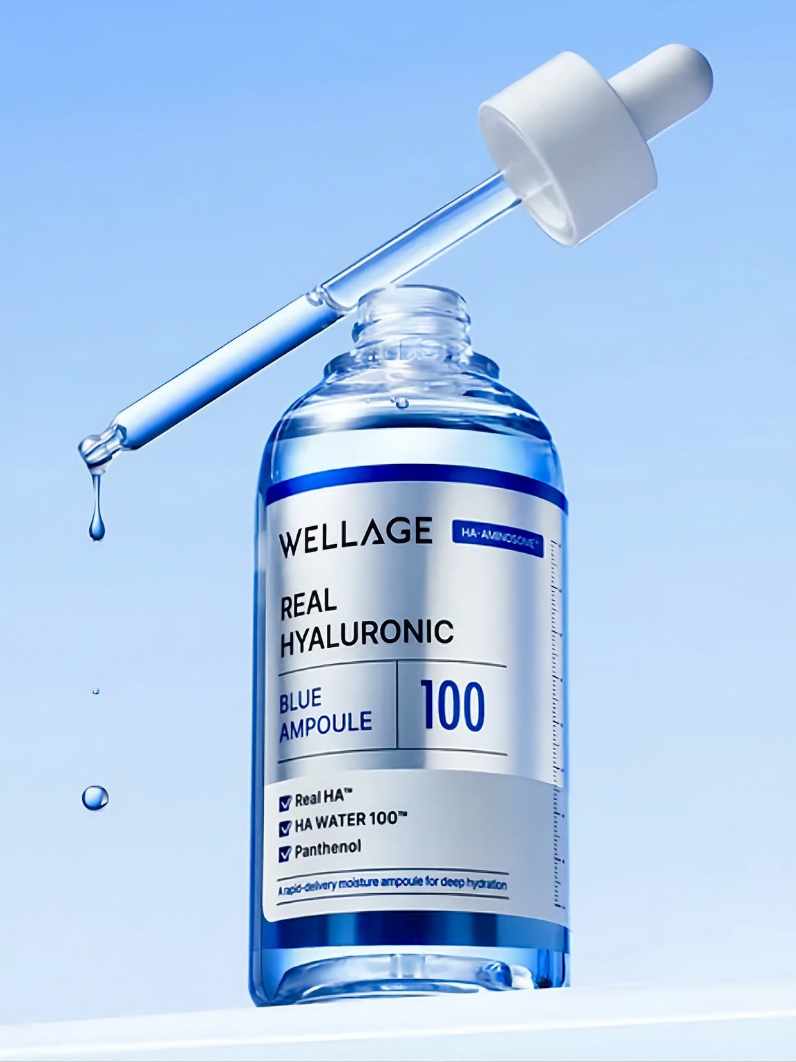 WELLAGE Real Hyaluronic Blue 100 Ampoule